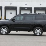 Armored Toyota Land Cruiser side
