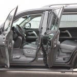 Armored Toyota Land Cruiser sideint
