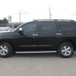 Armored Toyota Sequoia side Armored Toyota Sequoia side