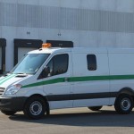 armoured Sprinter prison bus