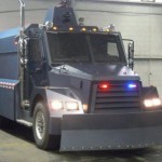 armored crowd dispersion vehicle