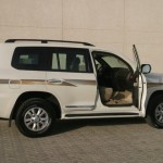 armored landcruiser door open