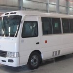 armored toyota coaster bus 1 Armored Toyota Coaster Bus