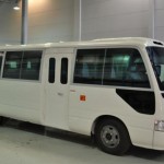 armored toyota coaster bus 2 armored coaster bus